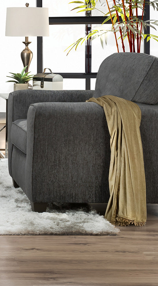 Peak Living - 3100 Tofino Kohl Chair in Dark Grey - 3101-1642 view 1