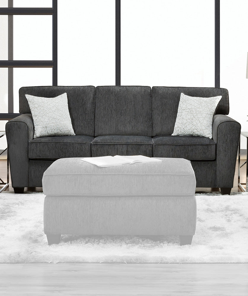 Peak Living - 3100 Tofino Kohl Sofa in Dark Grey - 3103-1642 view 1