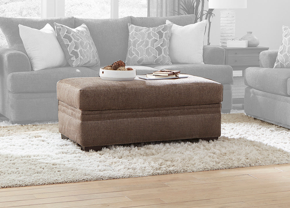 Peak Living - 3650 M11557 Nutmeg Storage Ottoman in Nutmeg - 3656-4830 view 1