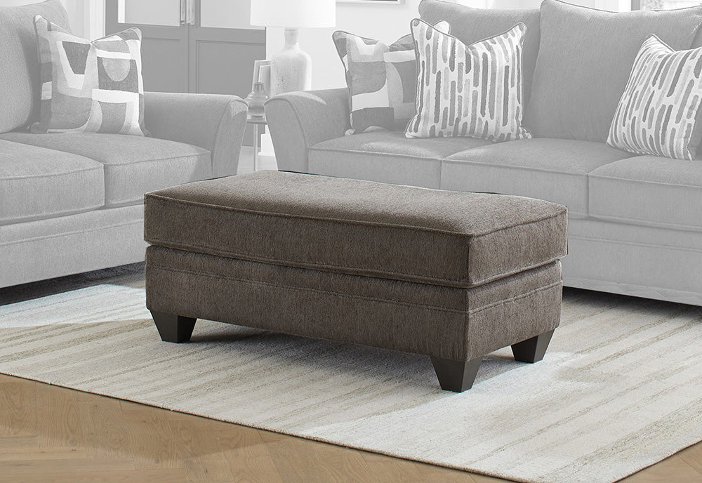 Peak Living - 3850 Georgetown Walnut Ottoman in Walnut - 3855-6376 view 1