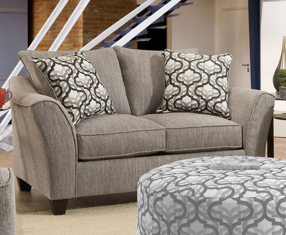 Peak Living - 4550 Dante Concrete Loveseat in Grey - 4552-2124 view 1
