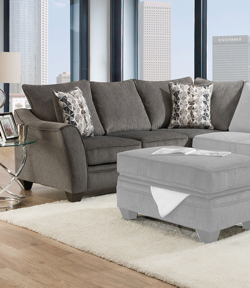 Peak Living - 4810 Tide Anchor LSF Corner Sofa in Dark Grey - 4810-6363 view 1