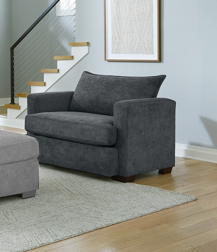 Peak Living - 5300 Patagonia Gunmetal Chair 1/2 in Gunmental Grey - 5309-2364 view 1