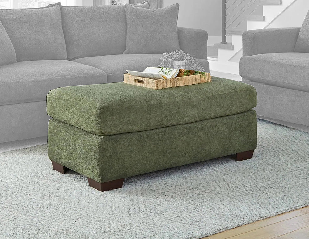 Peak Living - 5300 Patagonia Moss Storage Ottoman in Moss - 5306-2363 view 1