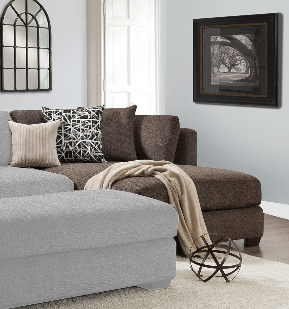 Peak Living - 5500 M10987 Clove RSF Chaise in Brown - 5518-4571 view 1