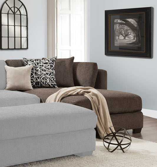 Peak Living - 5500 M10987 Clove RSF Chaise in Brown - 5518-4571 view 1