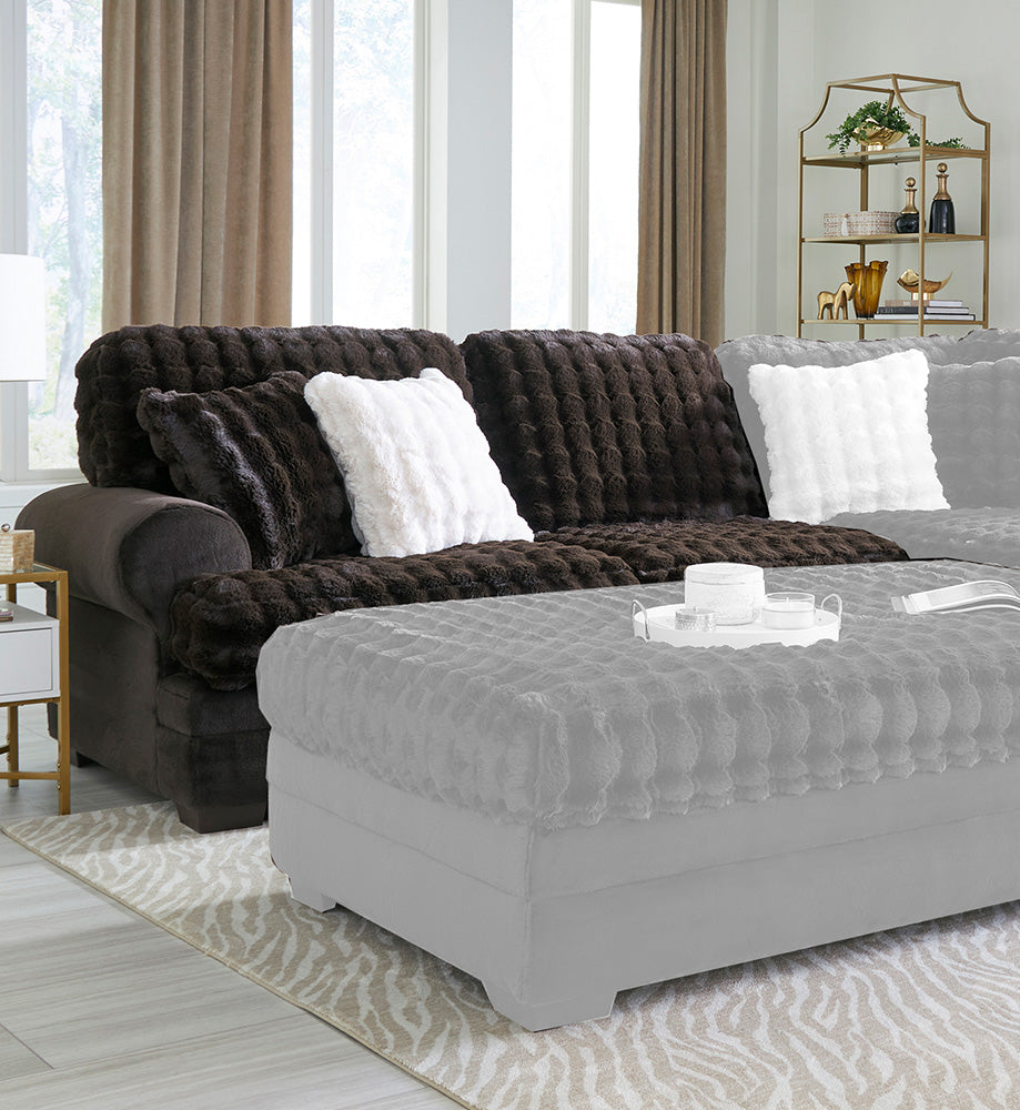 Peak Living - 7000 Kama Expresso/Crown Expresso LSF Sofa in Brown - 7010-2251 view 1