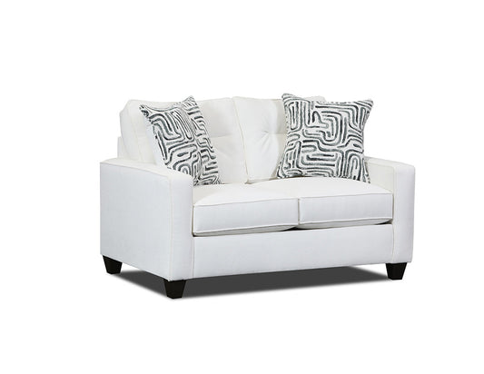 Peak Living - 710 Braves Cream Loveseat in Cream - 71002-5866 view 1