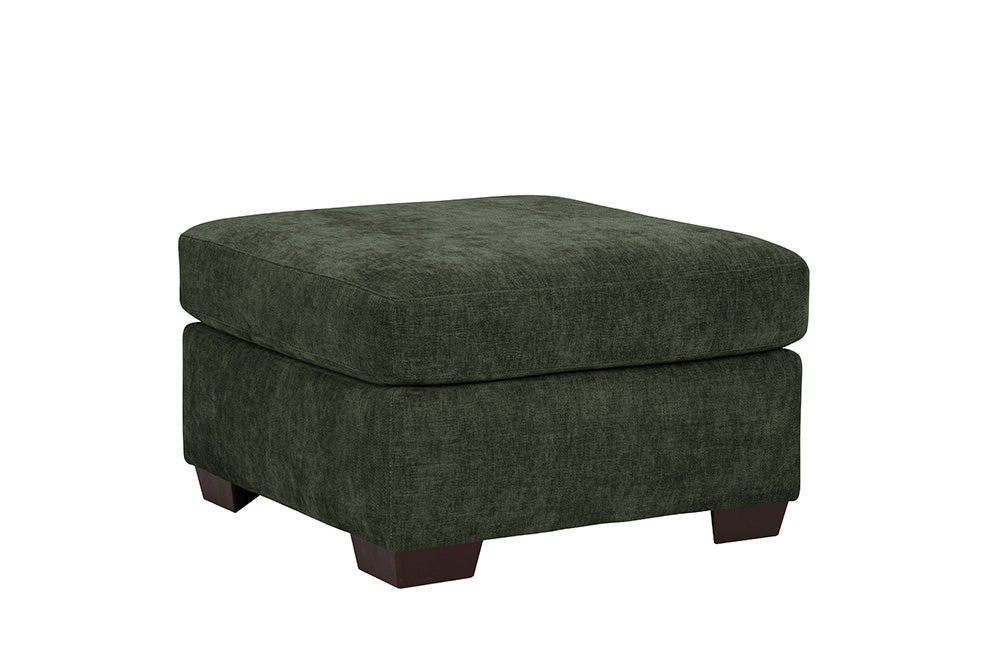 Peak Living - 730 Cardiff Forest Ottoman in Green - 73005-4703 view 1