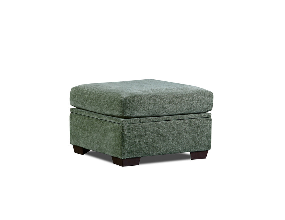 Peak Living - 850 Dino Olive Storage Ottoman in Green - 85006-4352 view 1