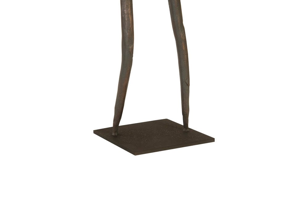 Phillips Collection - Abstract Figure on Metal Base, Bronze Finish, Arm Up - TH96035 view 4