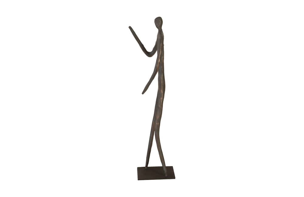 Phillips Collection - Abstract Figure on Metal Base, Bronze Finish, Elbow Bent - TH96034 view 2