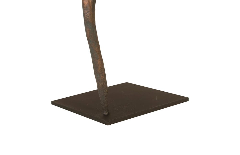 Phillips Collection - Abstract Figure on Metal Base, Bronze Finish, Leg Folded - TH96036 view 4
