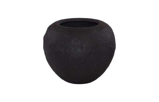 Phillips Collection - Aera Planter Wide, Black, Small - PH119654 view 1