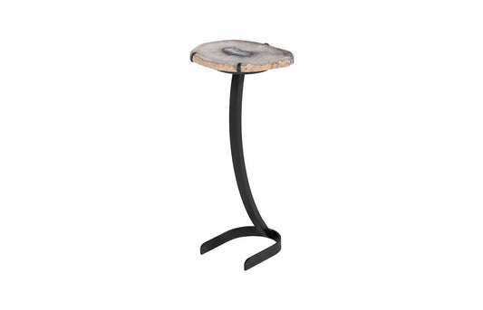Phillips Collection - Agate Side Table, Horseshoe Base, Assorted - BR116728 veiw 1