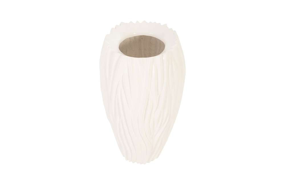 Phillips Collection - Alon Planter, Gel Coat White - PH80681 veiw 2