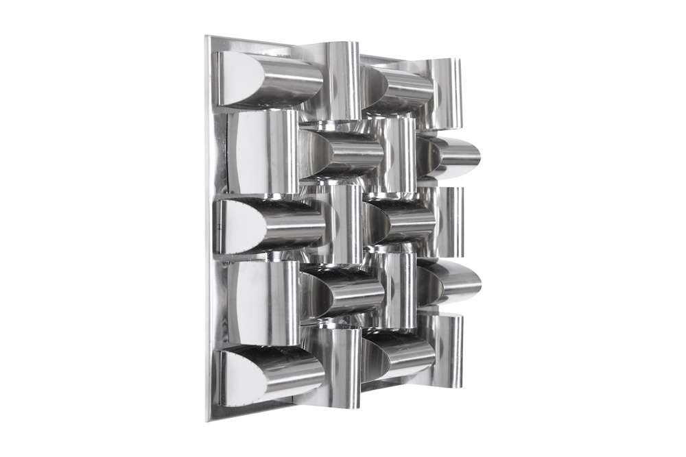 Phillips Collection - Arete Wall Tile, Stainless Steel - CH65060 veiw 2