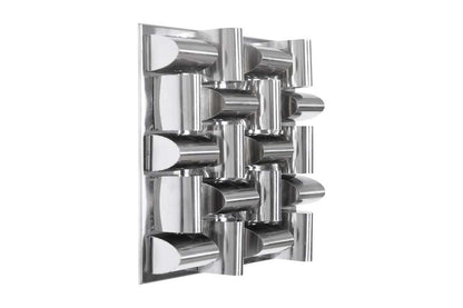 Phillips Collection - Arete Wall Tile, Stainless Steel - CH65060 veiw 2