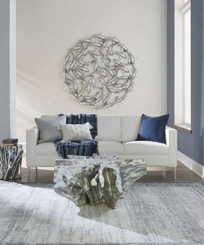 Phillips Collection - Asterisk Cast Root Coffee Table, Silver Leaf - PH67496 veiw 2