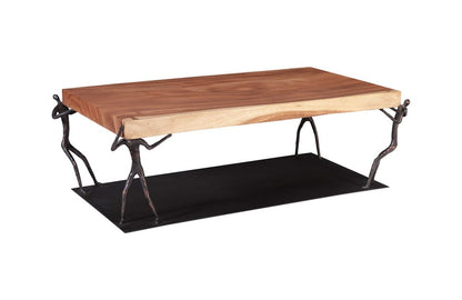 Phillips Collection - Atlas Coffee Table, Chamcha Wood, Natural, Metal - TH101825 view 1
