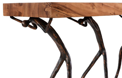 Phillips Collection - Atlas Console Table, Chamcha Wood, Natural, Metal - TH100840 view 2