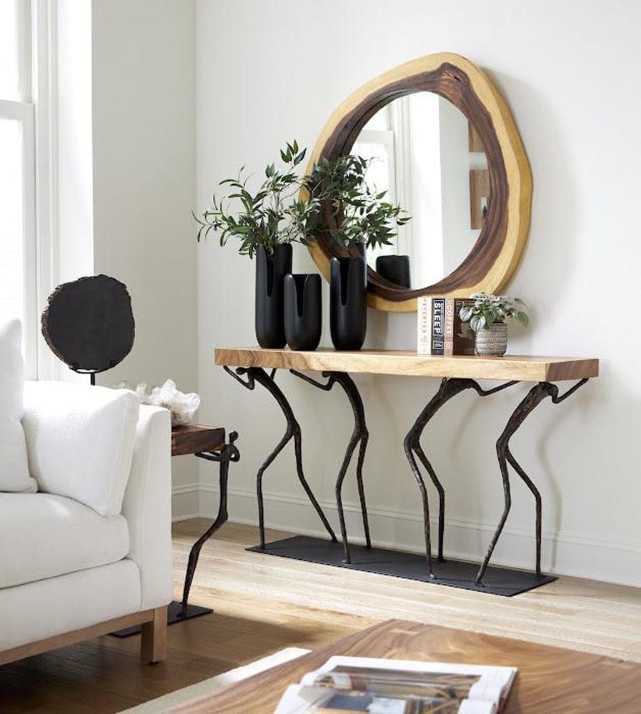 Phillips Collection - Atlas Console Table, Chamcha Wood, Natural, Metal - TH100840 view 5