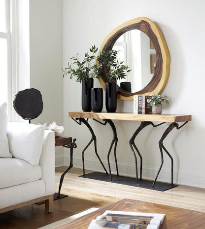 Phillips Collection - Atlas Console Table, Chamcha Wood, Natural, Metal - TH100840 view 5