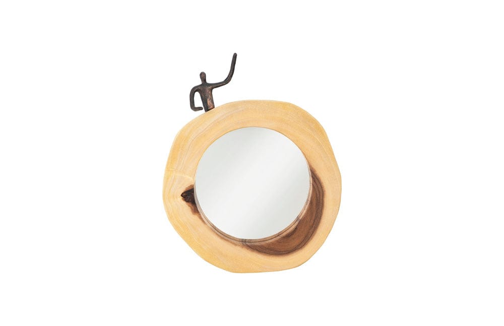 Phillips Collection - Atlas Cross Cut Mirror, Small, Half Man, Left - TH101640 view 1