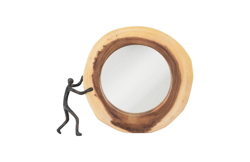 Phillips Collection - Atlas Crosscut Mirror, Small, Left Side Full Body - TH102267 view 1