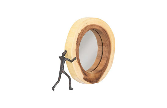 Phillips Collection - Atlas Crosscut Mirror, Small, Left Side Full Body - TH102267 view 2