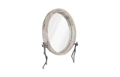 Phillips Collection - Atlas Mirror, Chamcha Wood, Gray Stone Finish, Metal - TH100834 veiw 2