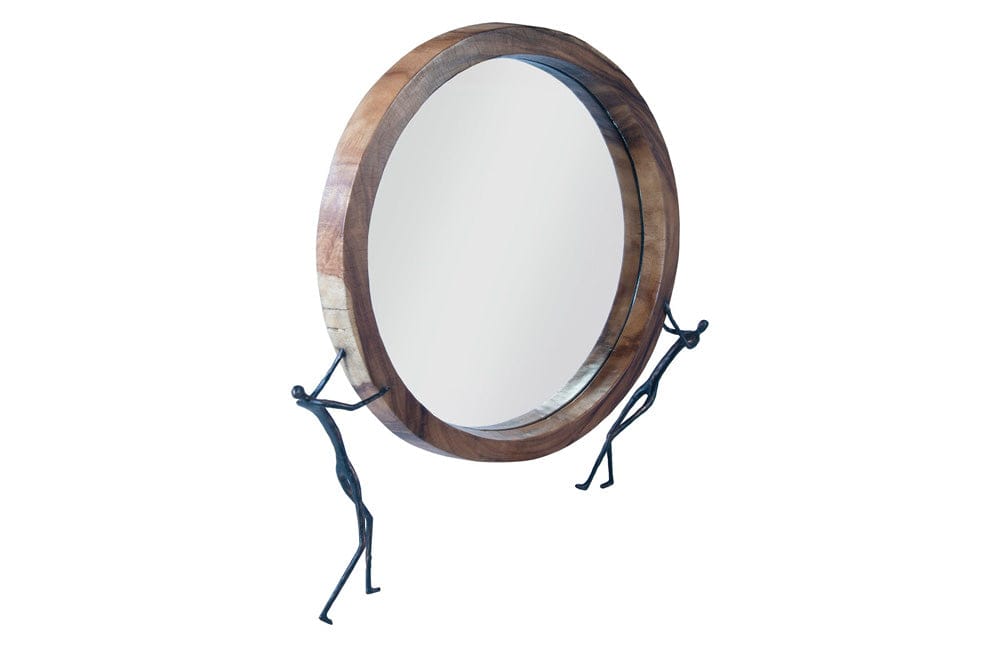 Phillips Collection - Atlas Mirror, Chamcha Wood, Natural, Metal - TH100569 view 2
