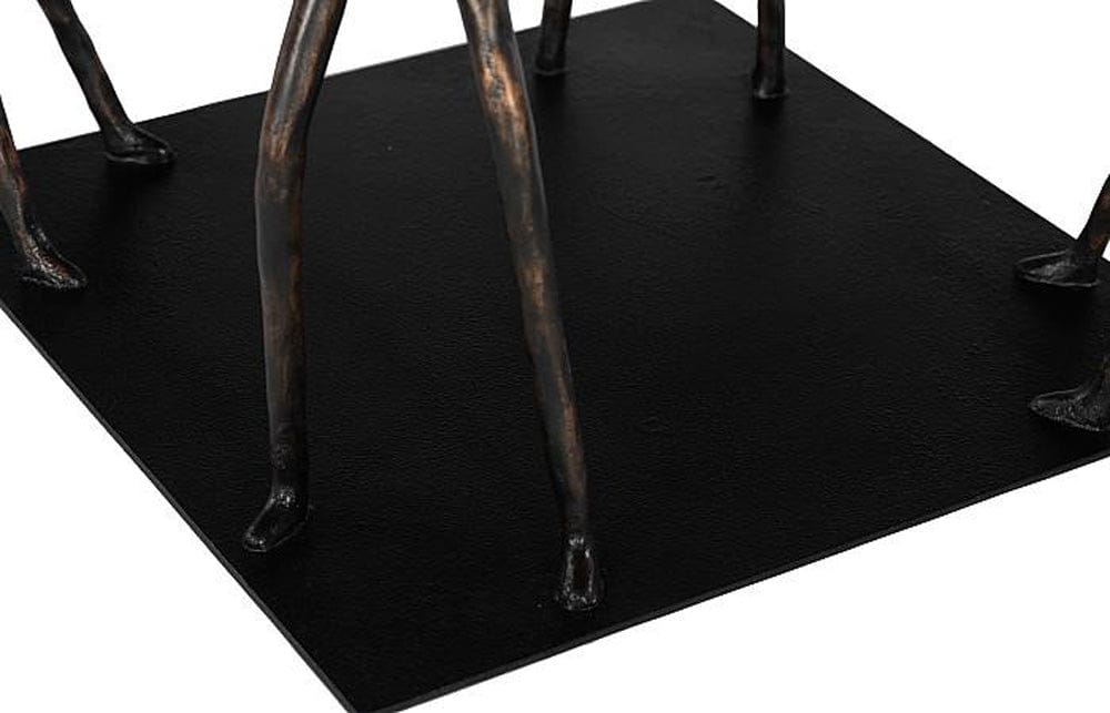 Phillips Collection - Atlas Side Table, Chamcha Wood, Gray Stone Finish, Metal - TH100837 view 5