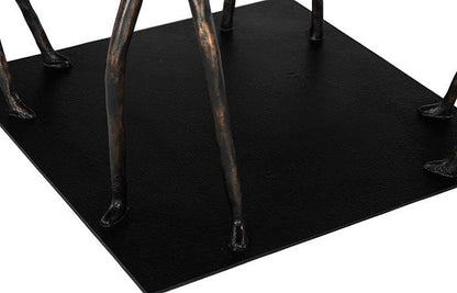 Phillips Collection - Atlas Side Table, Chamcha Wood, Gray Stone Finish, Metal - TH100837 view 5