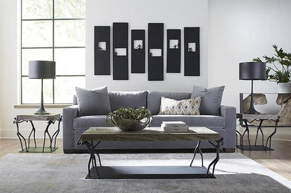 Phillips Collection - Atlas Side Table, Chamcha Wood, Gray Stone Finish, Metal - TH100837 view 6