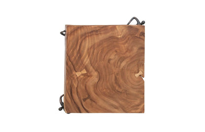 Phillips Collection - Atlas Side Table, Chamcha Wood/Metal, Natural - TH100397 view 4