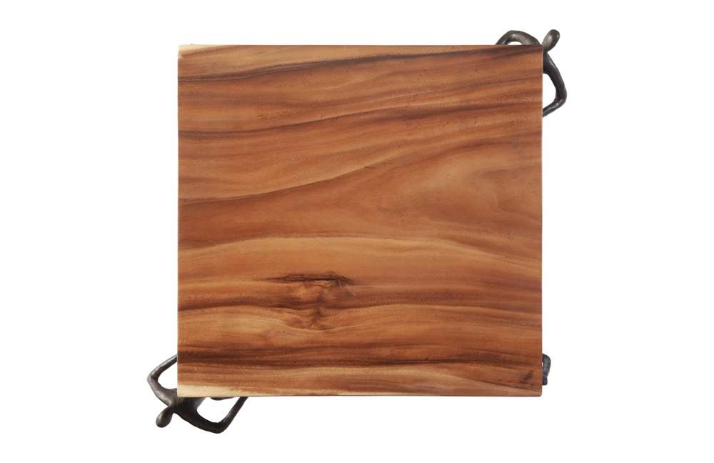 Phillips Collection - Atlas Side Table, Chamcha Wood, Natural, Metal - TH101824 veiw 2