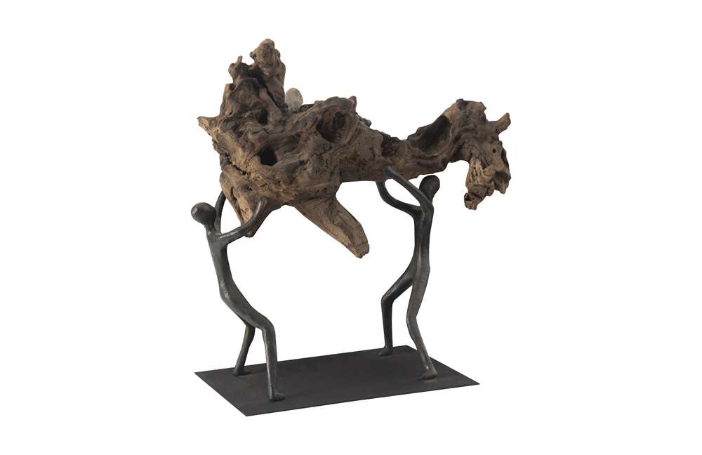 Phillips Collection - Atlas Tabletop Sculpture, Freeform High Lift, With Base - TH100849 veiw 4