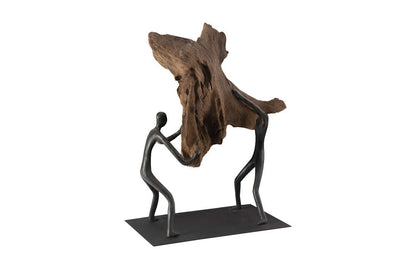 Phillips Collection - Atlas Tabletop Sculpture, Freeform High Lift, With Base - TH100850 view 2