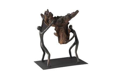 Phillips Collection - Atlas Tabletop Sculpture, Freeform High Lift, With Base - TH100850 view 5