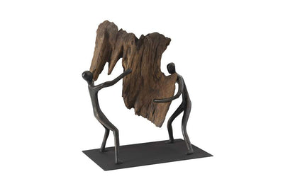 Phillips Collection - Atlas Tabletop Sculpture, Freeform High Lift, With Base - TH100850 veiw 4