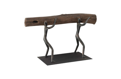 Phillips Collection - Atlas Tabletop Sculpture, Log Lift, With Base - TH100851 view 4