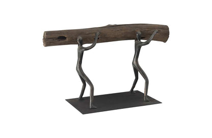 Phillips Collection - Atlas Tabletop Sculpture, Log Lift, With Base - TH100851 veiw 4