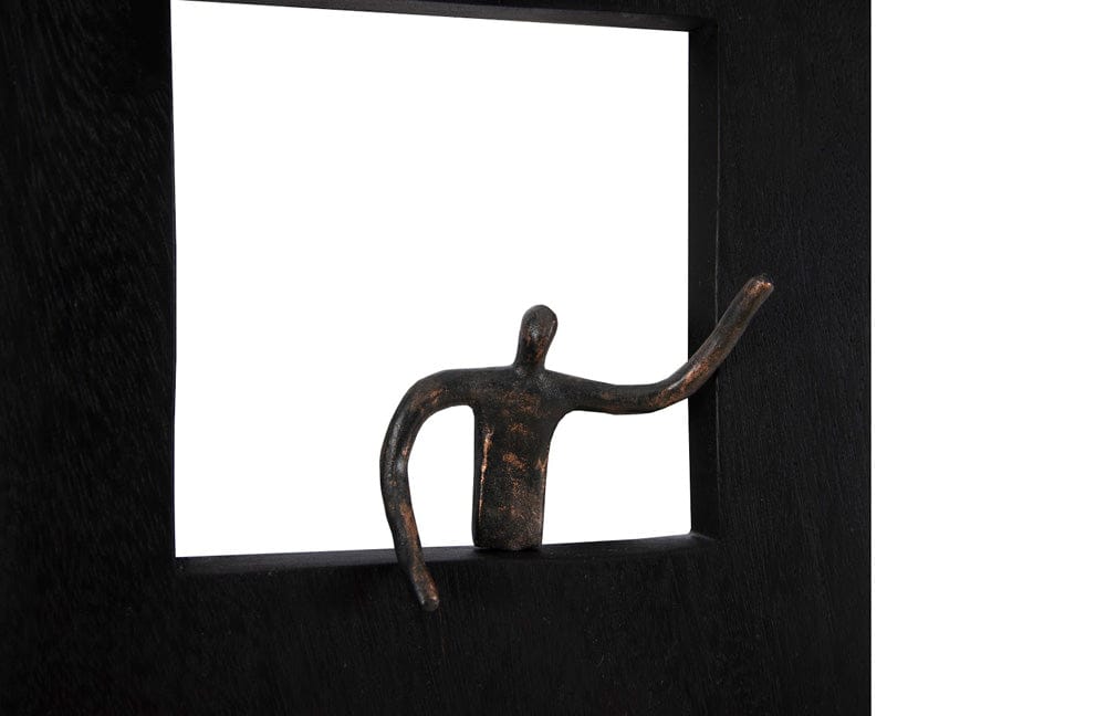 Phillips Collection - Atlas Wall Decor, Rectangle, Black - TH101657 view 4