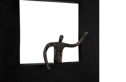 Phillips Collection - Atlas Wall Decor, Rectangle, Black - TH101657 view 4