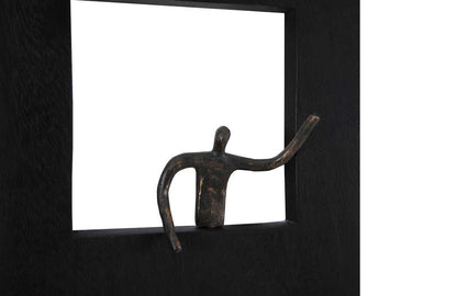 Phillips Collection - Atlas Wall Decor, Rectangle, Black - TH101657 veiw 4