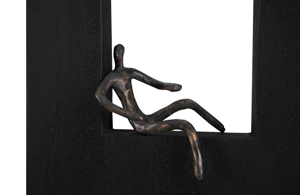 Phillips Collection - Atlas Wall Decor, Rectangle, Black - TH101658 veiw 4