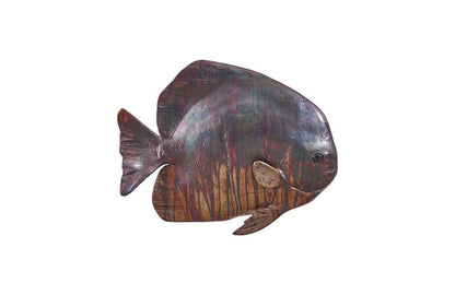 Phillips Collection - Australian Bat Fish Wall Sculpture, Resin, Copper Patina Finish - PH100653 veiw 1