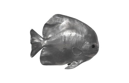 Phillips Collection - Australian Bat Fish Wall Sculpture, Resin, Polished Aluminum Finish - PH64558 view 1