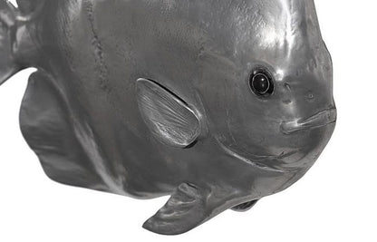 Phillips Collection - Australian Bat Fish Wall Sculpture, Resin, Polished Aluminum Finish - PH64558 view 3